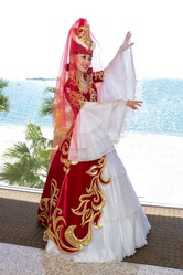 Свадебное платье на кыз узату. Казахский национальный костюм